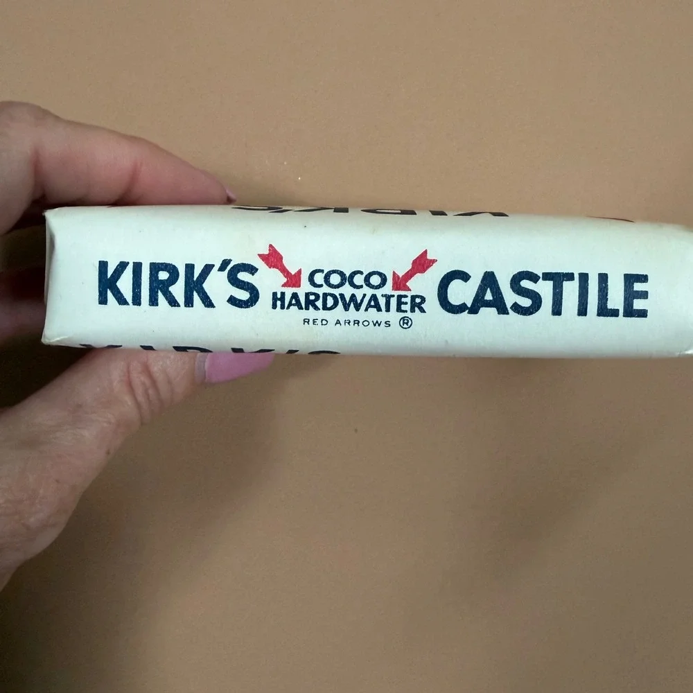 Kirks Original Coco Hardwater Castile Soap Bar 4 oz Coconut Oil Vintage P&G NOS